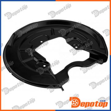 Déflecteur, disque de frein arrière droite pour VW | HTO-VW-074, 57SKV755